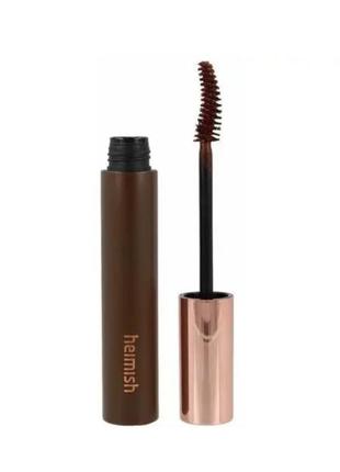 Туш для вій коричнева heimish dailism smudge stop mascara curling brown 9 г1 фото