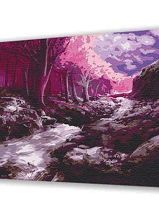 Картина по номерам "фантастический лес" 38*50 см