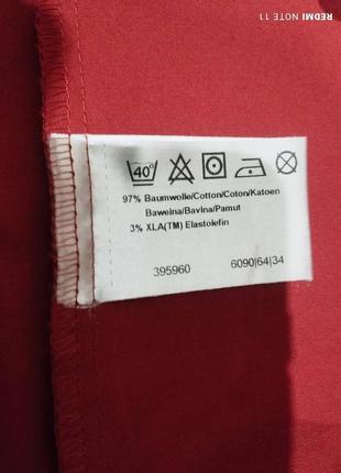 Безупречная терракотовая рубашка non iron производителя элитных рубашек из нимечки olymp5 фото