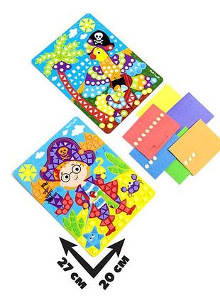 Набір для творчості "м'яка мозаїка. пірат" vt4511-04 (укр) (12)