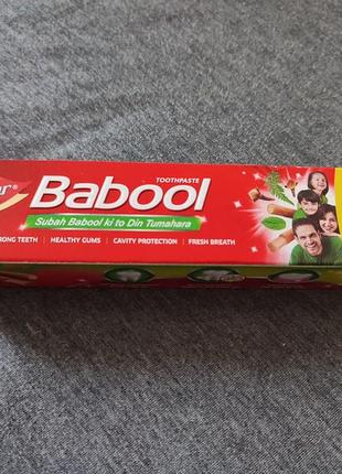 Зубная паста dabur babool акация аравийская и гвоздика 90 г2 фото