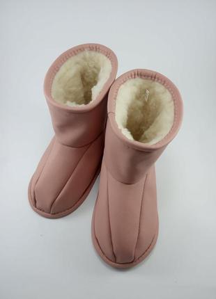 Дитячі капці чобітки  на шкіряній підошві  20-35 р