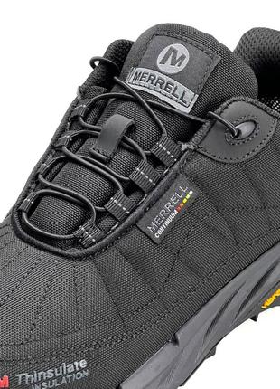 Мужские кроссовки merrell continium 3m trinsulate termo black gray7 фото