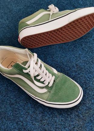 Зелені кеди vans4 фото