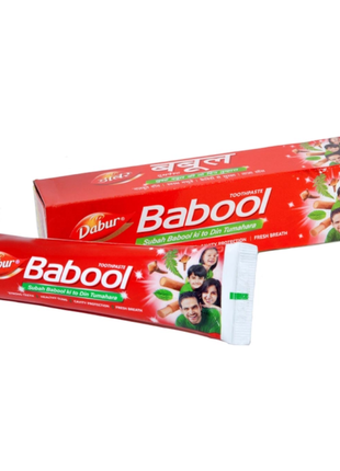 Зубна паста dabur babool акація аравійська та гвоздика 90 г1 фото