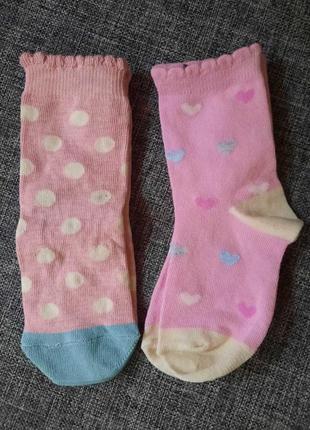 Носки шкарпетки набір 2 пари george eur 23-26