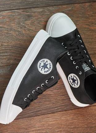 Молодіжні кеди з натуральної шкіри у стилі converse, мужские кожаные кеды крутые, качественные, скидки8 фото