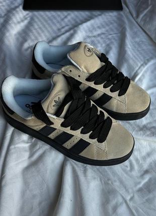 Кроссовки adidas campus 00s grey/black2 фото