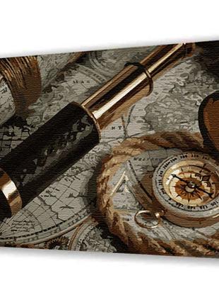 Картина по номерам "мечты путешественника" 40х50 см