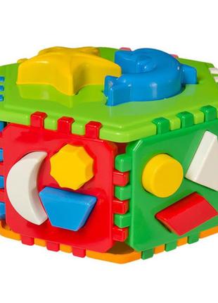 Сортер куб "умный малыш гиппо"