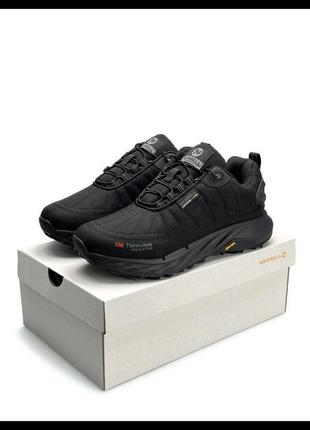 Мужские кроссовки merrell continium 3m trinsulate termo black gray2 фото