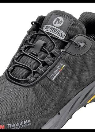 Мужские кроссовки merrell continium 3m trinsulate termo black gray4 фото