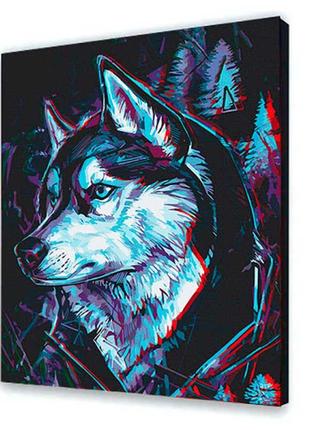 Набір для розпису "друг хаскі" 38*50 см