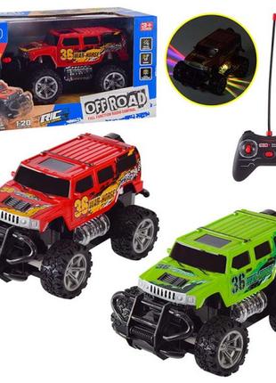 Машина акум. р/к 2кольора, світло, звук