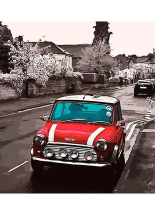 Картина по номерам "mini cooper" тм лавка чудес 40 x 50 см в коробке