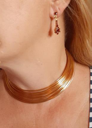 Колье пектораль чокер вінтаж, ефектно виглядає