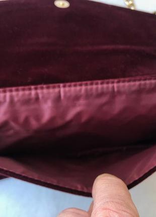 Нова бордова сумочка-клатч6 фото