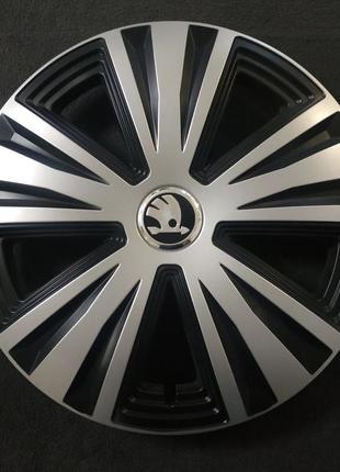 Колпаки  skoda шкода r16 oktavia rapid superb fabia