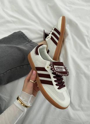 Adidas samba x wales &amp; bones кроссовки натуральная кожа6 фото