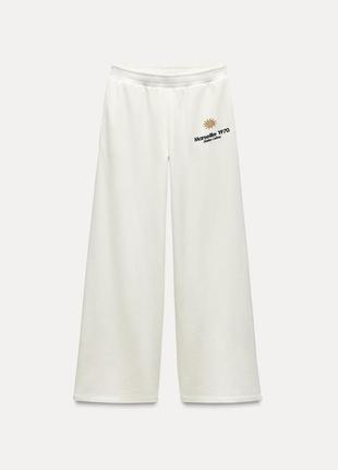 Спортивний плюшевий бавовняний костюм із вишивкою zara5 фото