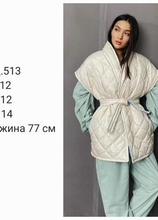 Женская удлиненная жилетка6 фото