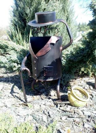 Мусорное ведро для угля в средневековом стиле