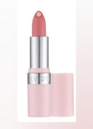 Матовая губная помада avon с гиалуроновой кислотой"супер увлажнения"nude/нежный нюд пудровая/ blush