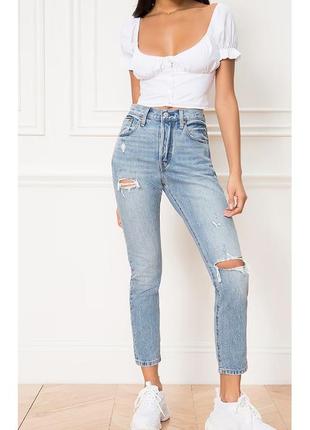 Levi's оригинальные плотные джинсы высокая посадка