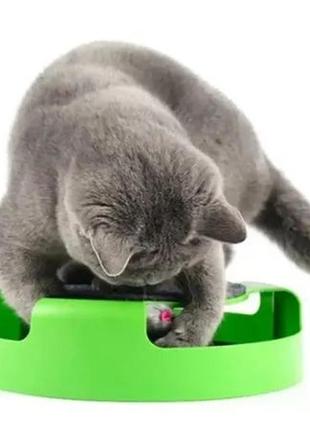 Інтерактивна іграшка для котів із кігтеточкою catch the mouse3 фото