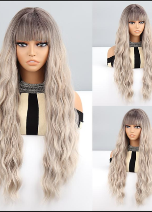 Перука попелястий блонд🌹🍊