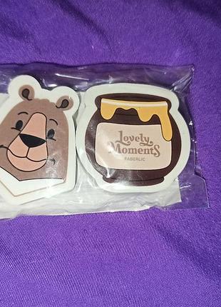 Набор классный стирающих резинок мишки