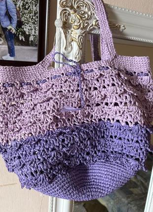 Сумка - торба з рафіі