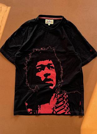 Футболка jimmy hendrix black t-shirt by joe brown