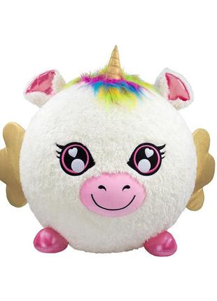 Ігровий набір biggies серії little fantasy - білий єдиноріг (надувна іграшка, насос)