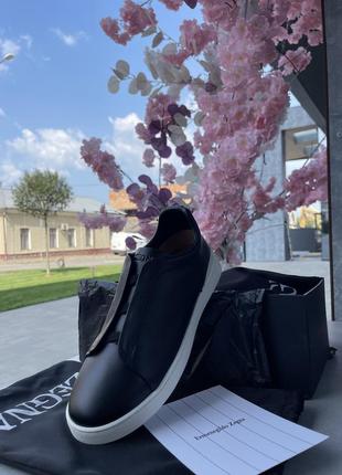 Шкіряні кеди zegna