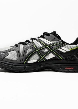 Asics gel kahana 8 grey green3 фото