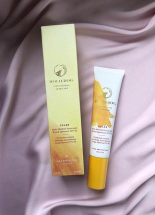 Минеральный солнцезащитный крем holifrog solar daily mineral sunscreen spf 30, 60ml
