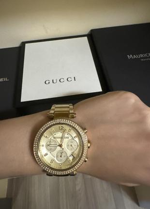Часы золотой michael kors