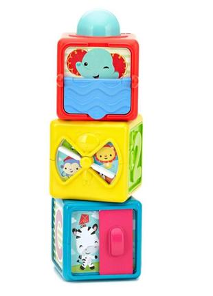 Развивающие сенсорные кубики fisher price