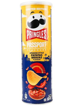 Чипсы pringles passport patatas bravas 165g