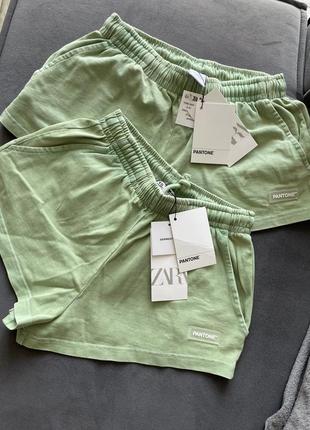 Шорты зара zara pantone