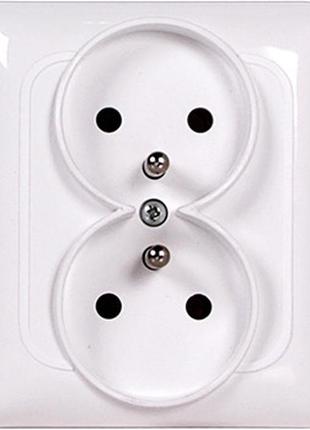 Розетка из из/к двойная, 220в