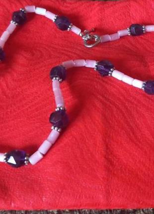 Вишукане намисто із аметистом. англія.