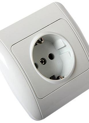 Розетка e.install.stand.810 из из/к с рамкой