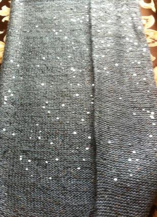 Джемпер вязаний тонкий з блискітками р. 445 фото