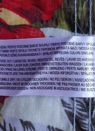 Рубашка гавайская primark regular fit cotton гавайка яркая (m)