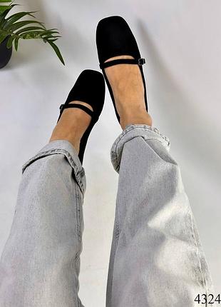 Балетки чорні, трендові