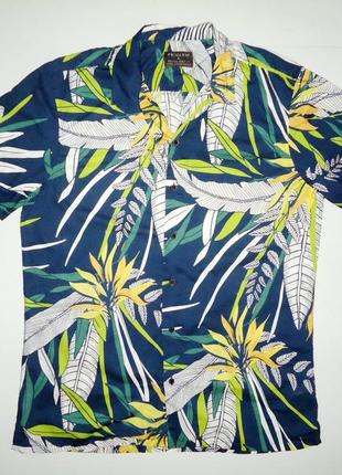 Сорочка гавайська primark regular fit cotton гавайка (m)