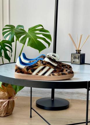 Кросівки adidas samba pony wales bonner leopard