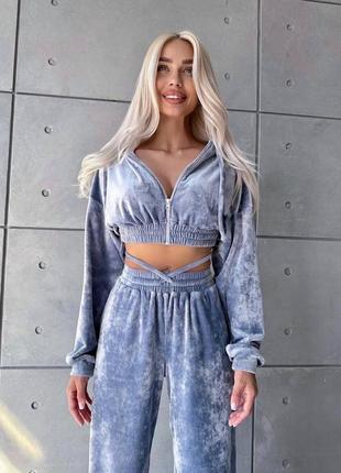 Костюм велюровый бархатный 💙